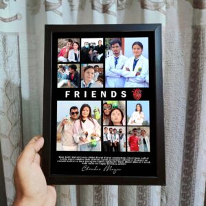 personalized friends photo frame | custom photo collage gift for best friend (copy)